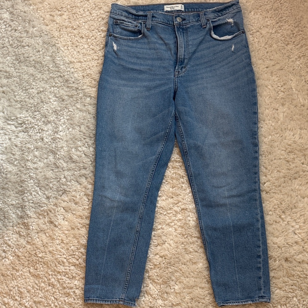 Abercrombie & Fitch Skinny High Rise Ankle Jeans